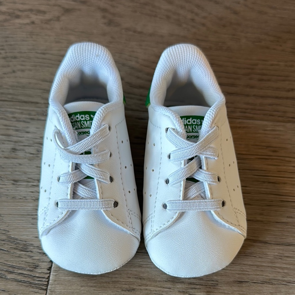 Adidas Kids White Sneakers